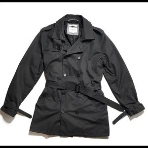 Men’s Peached Trench Coat